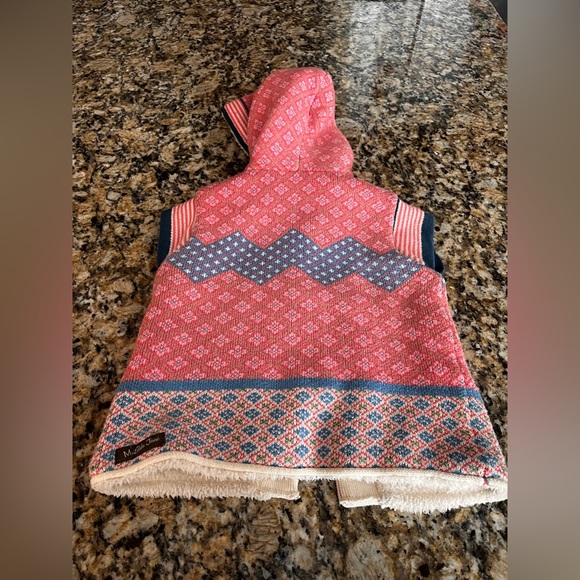 Matilda Jane Vest Warm Hugs Knitted Sherpa Vest Size 4 Adorable and Warm Girls - Picture 5 of 6